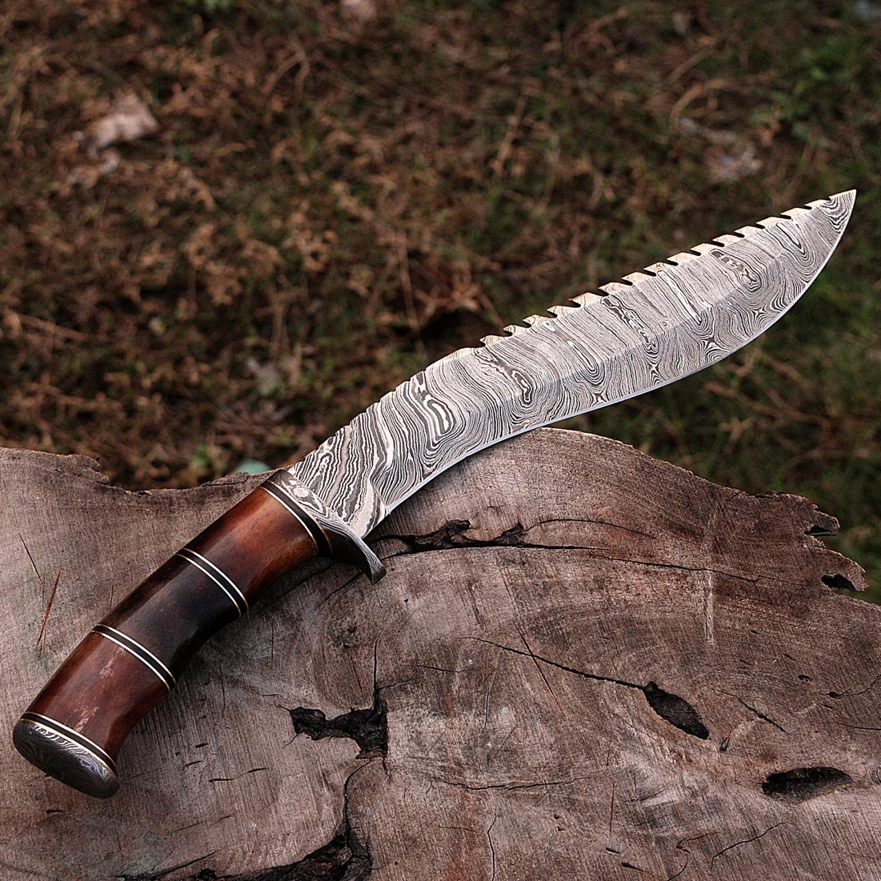 Damascus knives kukri forge