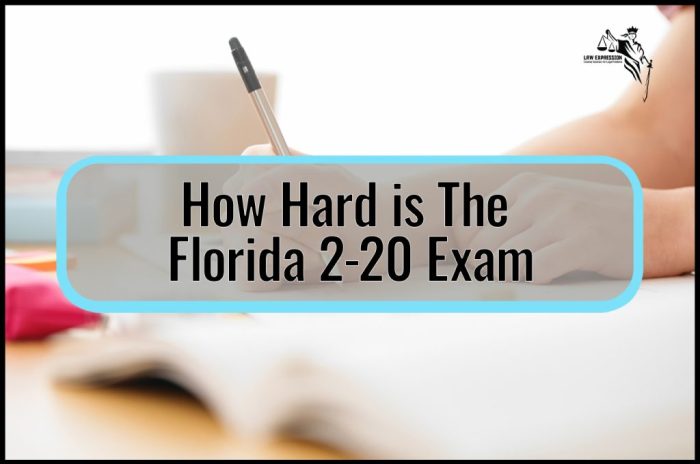 Florida 2-20 license exam questions