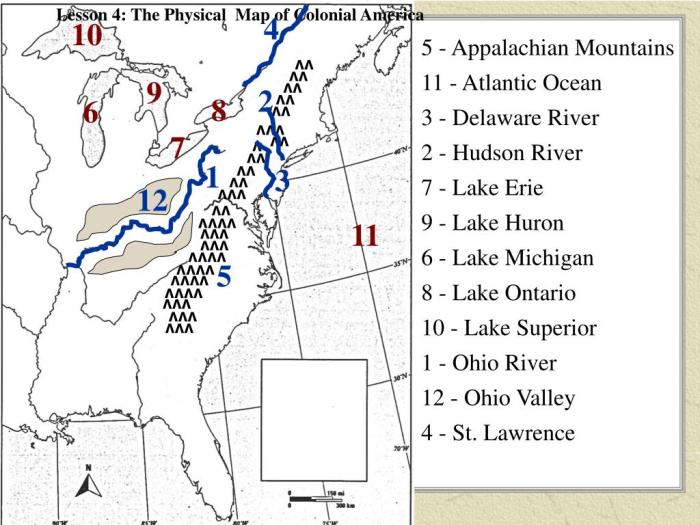 Delaware river map 13 colonies