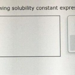 Solubility constant expression following complete ksp transcribed text show