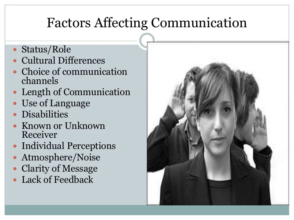 Ati factors that affect communication with individuals and groups